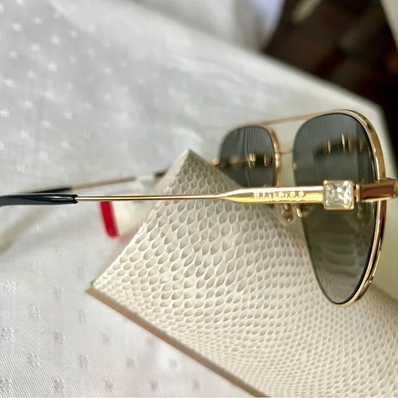 Jimmy Choo Aviator Sunglasses Olly/S NWT - Picture 2 of 10